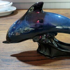Blue Mountain Pottery Dolphin Sculpture